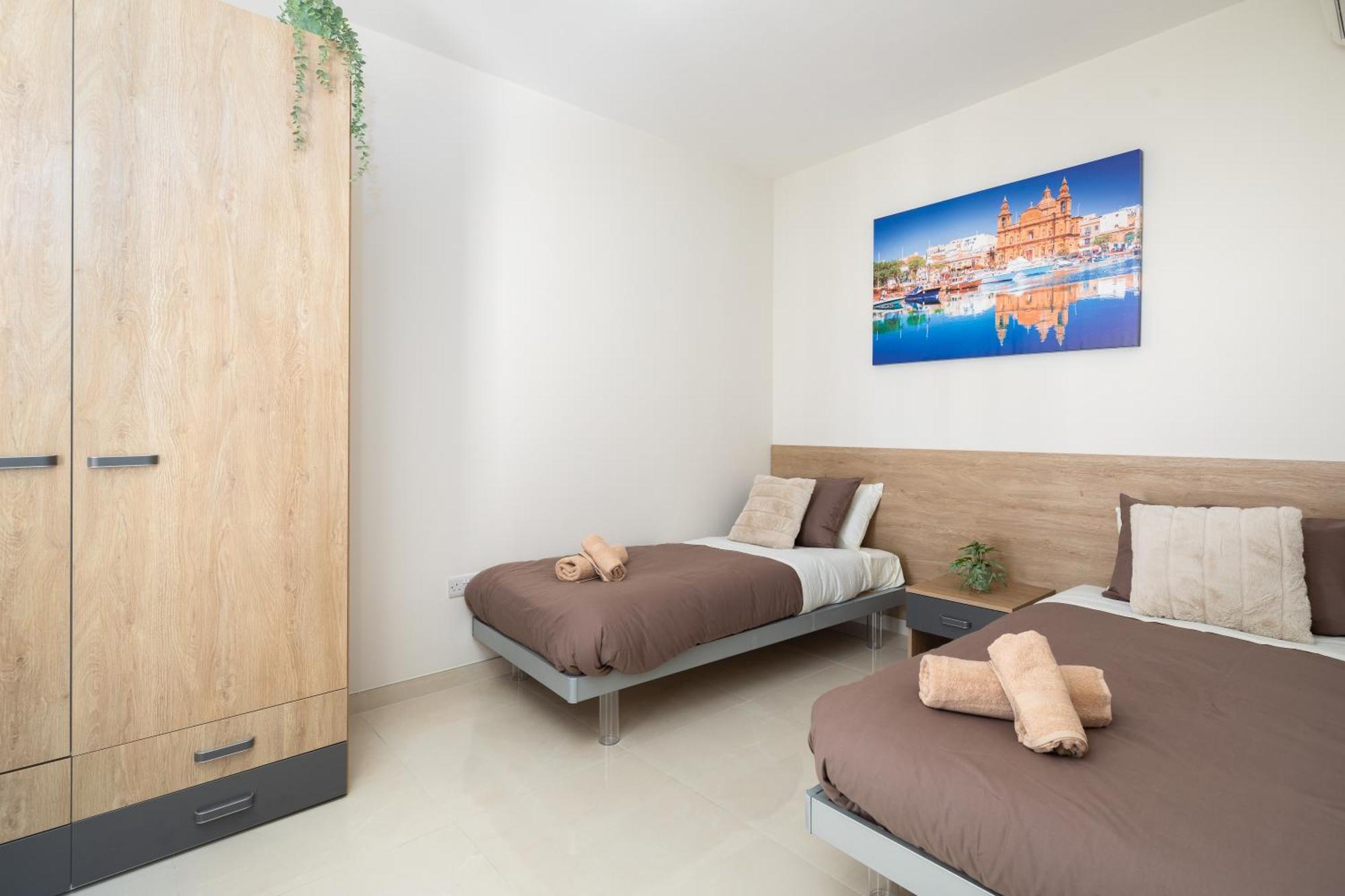 Edka Suites - Modern Sunlit 2Bd Apartments With Balconies - Close To Sliema Promenade, St Julian'S & St Georges Bay Gzira Exterior foto