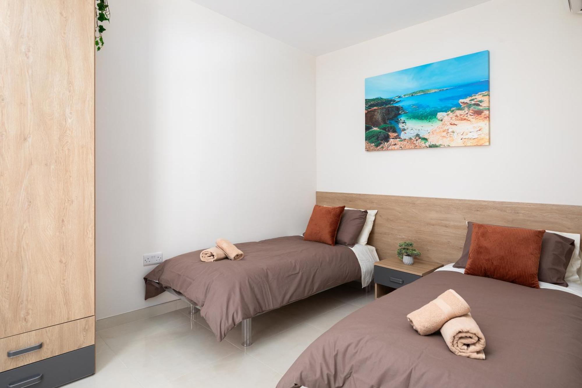 Edka Suites - Modern Sunlit 2Bd Apartments With Balconies - Close To Sliema Promenade, St Julian'S & St Georges Bay Gzira Exterior foto